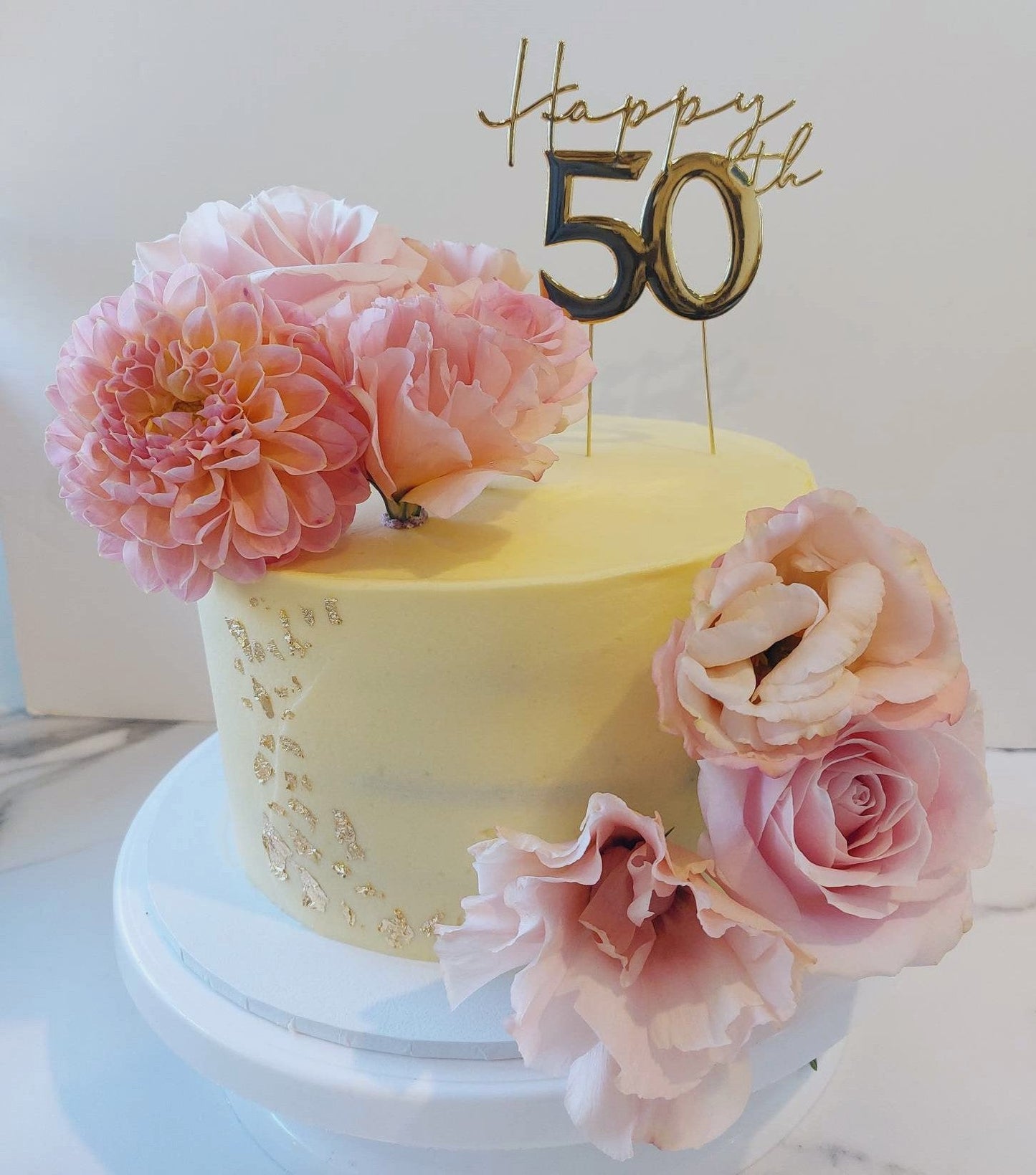 Fresh florals cake