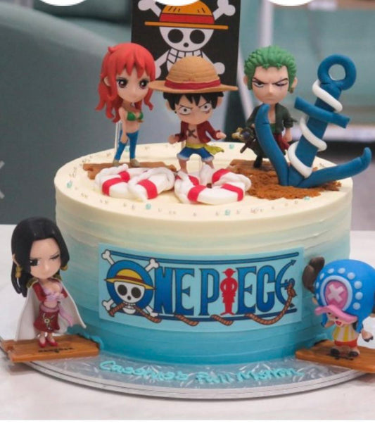 Custom Cake - One Piece themed